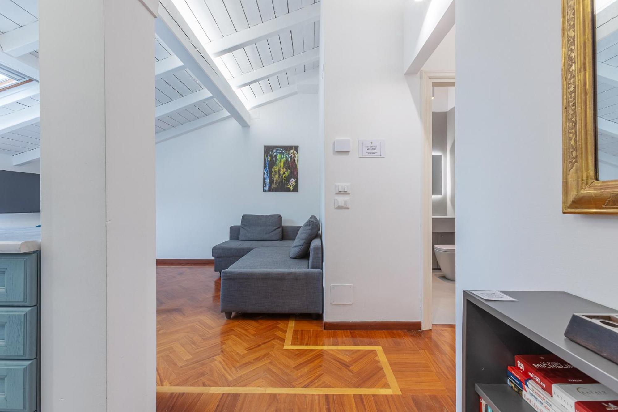Ferienwohnung Pratello Elegante E Raffinata Mansarda Bologna Exterior foto